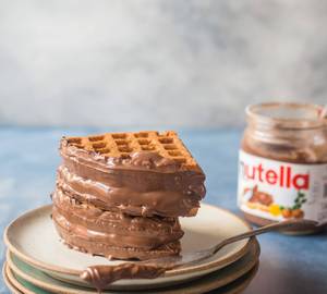 Naughty nutella waffle