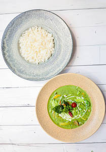 Thai Green Curry With Jasmine Rice
