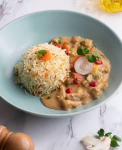 Mushroom Stroganoff Herbed Rice Bowl [400 Gms]