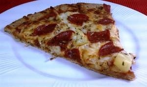 Red Paprika And Pineapple Pizza