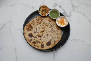 Aloo stuffed laccha paratha