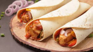 Paneer Chilli Garlic Wrap