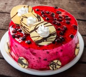 Premium blueberry cake