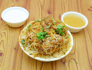 Mutton Biryani (bones)