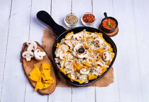Mushroom Loaded Nachos