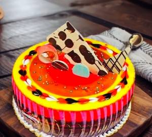 Mix fruit ceke