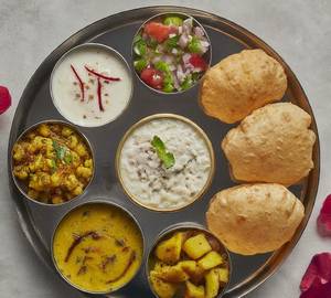 Desi Ghee Vrat Thali
