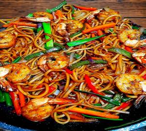 Prawns hakka noddle [1 portion]