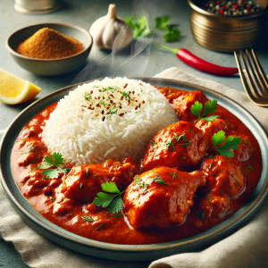 Chicken Masala With Rice [750 ML]