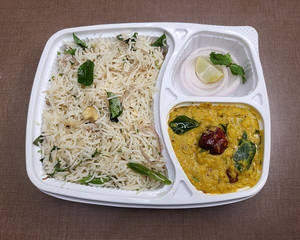 Ghee Rice & Dal Fry Lunch Box