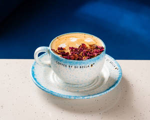 Rose Cardamom Vegan Latte