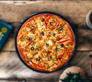 Indian hot spicy pizza