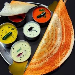 Butter masala dosa