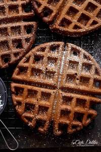 Eggless Intense Chocolate Waffle Cake   