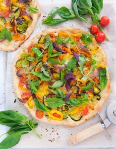 Green Veggie Pizza