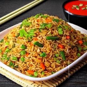 Thai Style Spicy Veg Fried Rice
