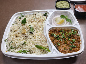Ghee Rice & Chicken Kheema Lunch Box