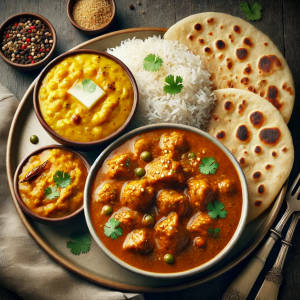 Chicken Masala Thali