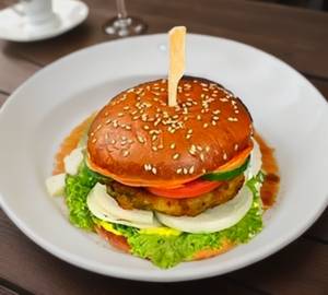 Tandoori paneer burger