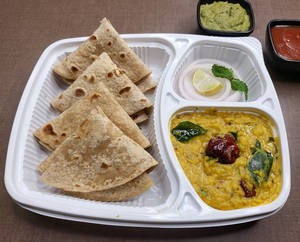 Chapati  &  Dal Fry Lunch  Box
