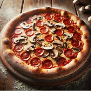 Tomato and Mushroom Pizza(7 inches)