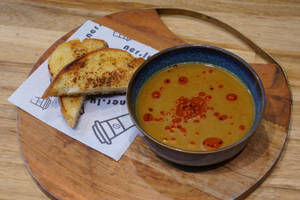 Miso Pumpkin Soup With Chilli Crisp Oil