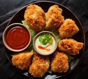 Veg Kurkure Momos [6Pcs]