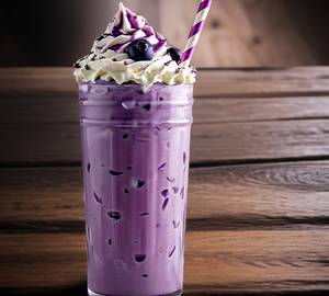 Blueberry milkshake