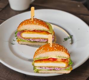 Veg cheese burger