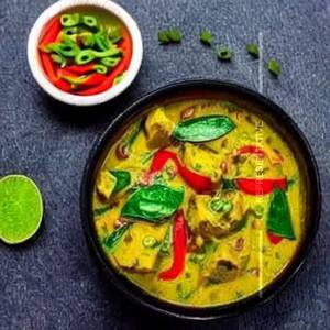 Veg Rgreen Thai Curry Rice