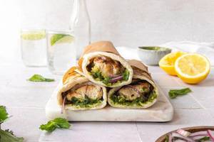 Malai tikka roll
