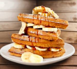 Banana caramel waffle                                                 