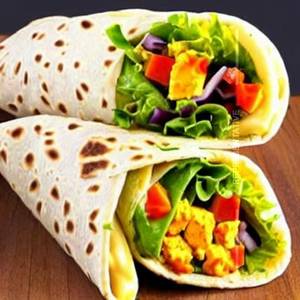 Royal premium veg cheese wrap, Lime juice, tomato sauce