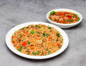 Triple Schezwan Fried Rice