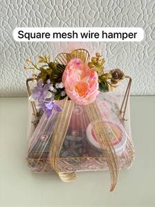 Square Mesh Wire Hamper                                             