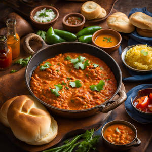Pav Bhaji (serve For 1-2)