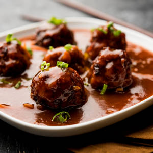 Veg Ball Manchurian Dry