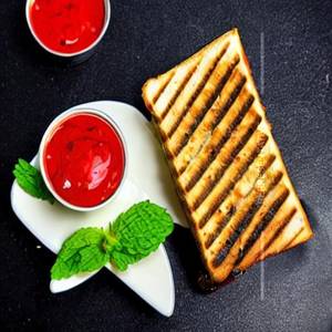 Mint Veggie Grilled Sandwich