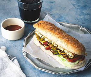 Grilled Paneer Sub Sandwich