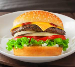 Corn cheese burger