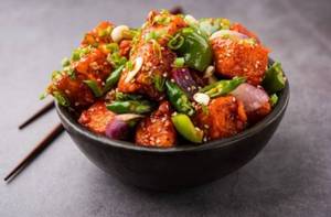 Chilly paneer dry (6 pcs)