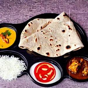 Punjabi Rasoi Simple Thali