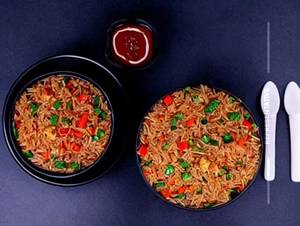 Veg Triple Schezwan Fried Rice
