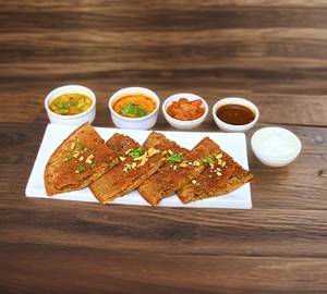 Sev Paratha Thali