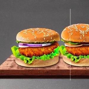 Veg Double Patty Burger