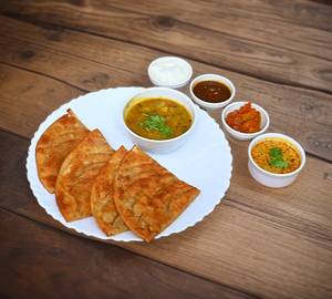Peanut Paratha Thali