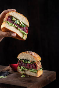 Crispy Beet Burger