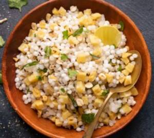 Sabudana Khichdi With Aloo Sabji