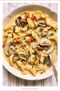 Mushroom Noodles Soup  [Veg]