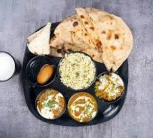 Flavoured Basmati Rice  & Kadai Paneer(Salad,Raita&Pickle)
